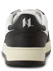 KARL LAGERFELD Schnürschuh Schwarz/Dunkelgrün/Creme/Beige