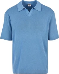 URBAN CLASSICS Langarmhemd Hellblau/Blau