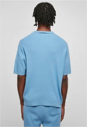 URBAN CLASSICS Langarmhemd Hellblau/Blau