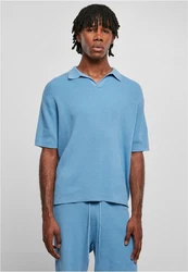 URBAN CLASSICS Langarmhemd Hellblau/Blau