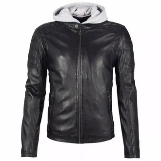 Gipsy by Mauritius Lederjacke Rylo LAKEV Schwarz/Dunkelgrün/Dunkelgrau/Grau
