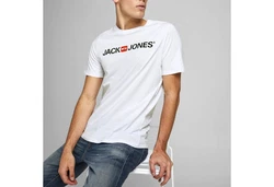 Jack & Jones T-Shirt 2er Pack Logo Tee Crew Neck Schwarz/Weiß