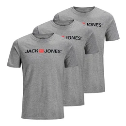 T-Shirt 3er Pack Logo Tee Crew Neck mit Markenschriftzug