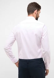 Eterna Langarmhemd SLIM FIT NON IRON Rosa/Lila