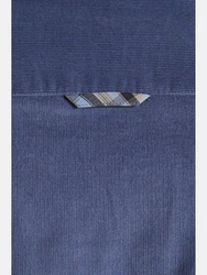 Jan Vanderstorm Langarmhemd STORVEN Dunkelblau/Hellblau/Blau
