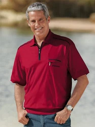 Witt Poloshirt CATAMARAN Kurzarm-Poloshirt Dunkelrot/Rot