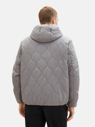 TOM TAILOR DENIM Jacke grau/schwarz