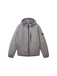 TOM TAILOR DENIM Jacke grau/schwarz