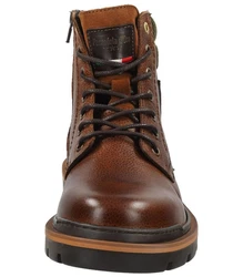 Pantofola d'Oro Stiefelette Leder Schnürstiefelette Braun/Beige