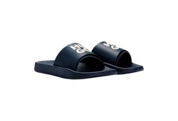 HUGO Nil Slid Badepantolette Dunkelblau/Blau