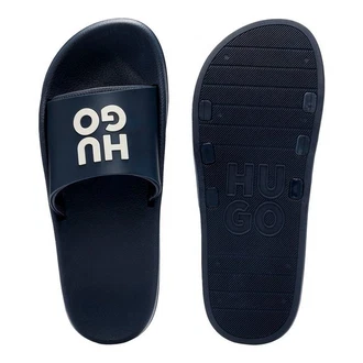 HUGO Nil Slid Badepantolette Dunkelblau/Blau HUGO Nil Slid Badepantolette Dunkelblau/Blau