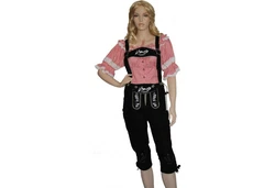 German Wear Trachtenlederhose GW1400 Damen Lederhose Trachtenhose GW1400