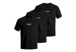 Jack & Jones T-Shirt Jorvesterbro Tee SS Crew Neck Schwarz