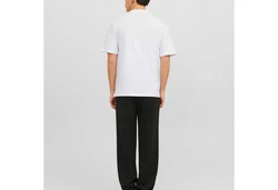 Jack & Jones T-Shirt JORVESTERBRO TEE SS CREW NECK NOOS Weiß/Beige/Creme