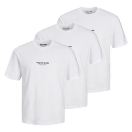 T-Shirt 3er Pack Jorvesterbro Tee SS Crew Neck mit modischem Schriftzug auf der Vorderseite