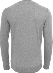 Mister Tee Pullover Herren Compton Crewneck Grau/Dunkelrot/Braun