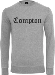 Mister Tee Pullover Herren Compton Crewneck Grau/Dunkelrot/Braun