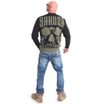 YAKUZA Sweatjacke Noggin Grün/Grau