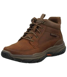 Skechers Stiefelette Schnürstiefelette Braun/Beige/Dunkelbraun