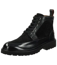 Stiefelette Leder Schnrstiefelette