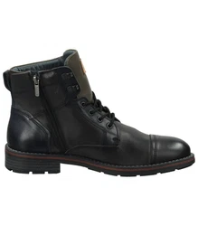 PIKOLINOS Stiefelette Schnürstiefelette Schwarz/Dunkelgrün/Grün/Braun