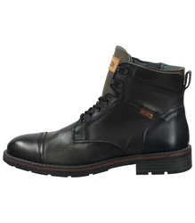 PIKOLINOS Stiefelette Schnürstiefelette Schwarz/Dunkelgrün/Grün/Braun