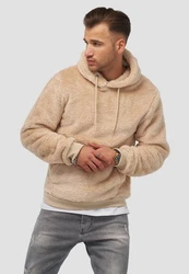 behype Kapuzensweatshirt HOOD Beige/Braun/Gelb