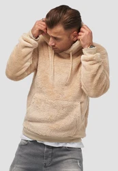 behype Kapuzensweatshirt HOOD Beige/Braun/Gelb