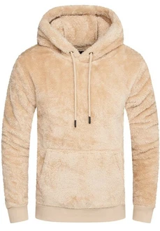 behype Kapuzensweatshirt HOOD Beige/Braun/Gelb