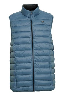 BLEND Weste 'Romsey' Hellblau/Blau/Dunkelblau