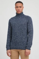 Blend Rollkragenpullover BHPullover Dunkelblau/Grau