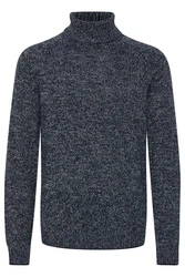 Blend Rollkragenpullover BHPullover Dunkelblau/Grau