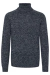 Blend Rollkragenpullover BHPullover Dunkelblau/Grau