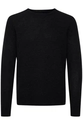 Blend Strickpullover BLEND BHPullover Schwarz/Dunkelgrau