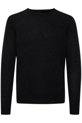 Blend Strickpullover BLEND BHPullover Schwarz/Dunkelgrau