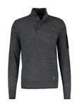 LERROS Strickpullover Troyer Dunkelgrau/Grau/Dunkelblau