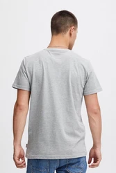 Blend T-Shirt BHTee Blau/Grau/Silber