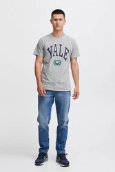 Blend T-Shirt BHTee Blau/Grau/Silber