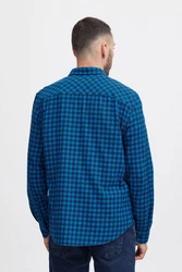 Blend Langarmhemd BHShirt Blau/Hellblau/Dunkelblau