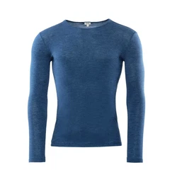 LIVING CRAFTS Langarmshirt LIAM Blau/Dunkelblau/Hellblau