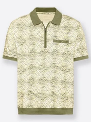 Witt Poloshirt Kurzarm MARCO DONATI grün/kaki/mehrfarbig