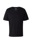 Jack & Jones T-Shirt JJEORGANIC BASIC TEE SS V-NECK NOOS Dunkelblau/Schwarz