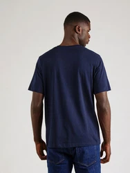Jack & Jones T-Shirt JJEORGANIC BASIC TEE SS V-NECK NOOS Dunkelblau