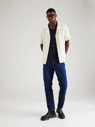 Jack & Jones T-Shirt JJEORGANIC BASIC TEE SS V-NECK NOOS Dunkelblau