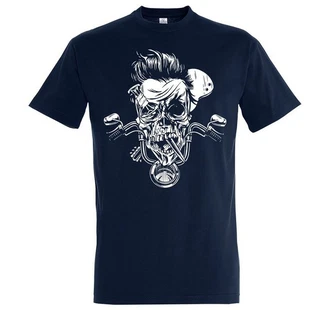 Youth Designz T-Shirt Biker Skull Zombie Herren Shirt