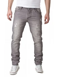 Stitch & Soul Slim-fit Jeans Hellgrau/Grau