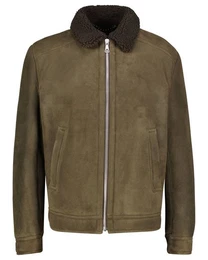 Lederjacke Herren Lederjacke GORANO mit Lammfell Relaxed Fit