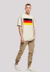 F4NT4STIC T-Shirt Germany Deutschland Flagge Print Beige/Creme/Weiß/Khaki