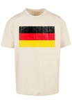F4NT4STIC T-Shirt Germany Deutschland Flagge Print Beige/Creme/Weiß/Khaki