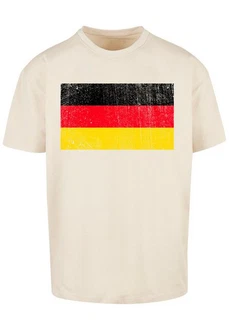 F4NT4STIC T-Shirt Germany Deutschland Flagge Print Beige/Creme/Weiß/Khaki